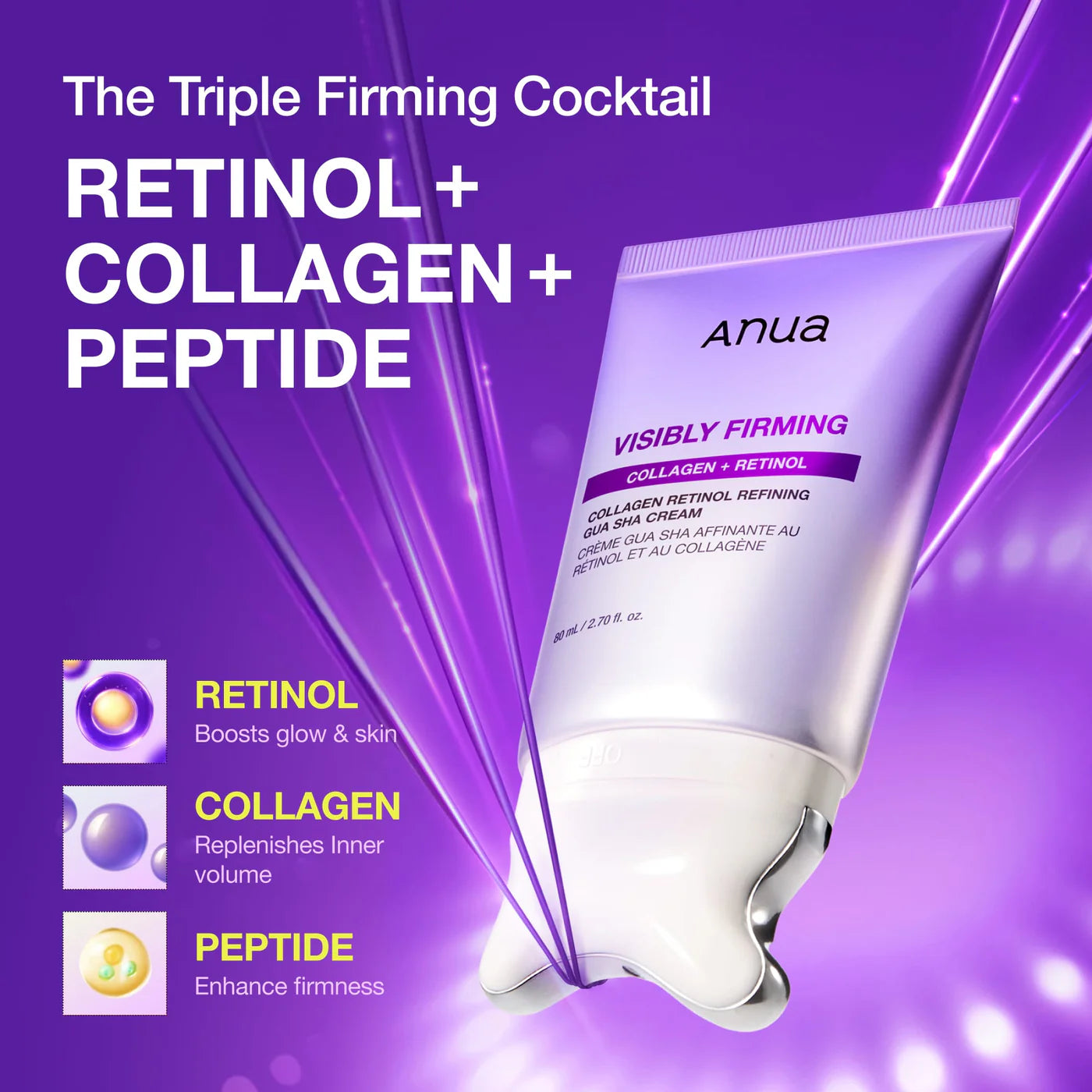 PRE-ORDEN Collagen Retinol Refining Gua Sha Cream