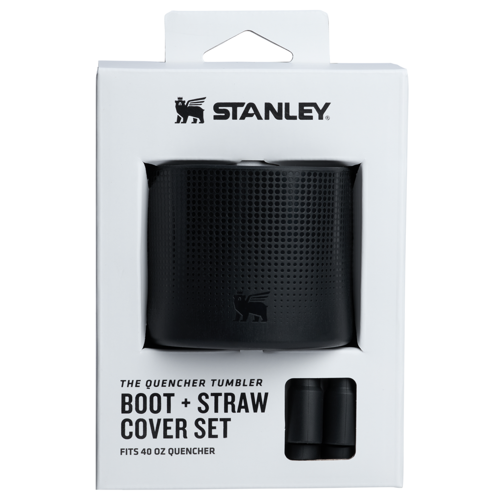 Quencher boot and straw cover set