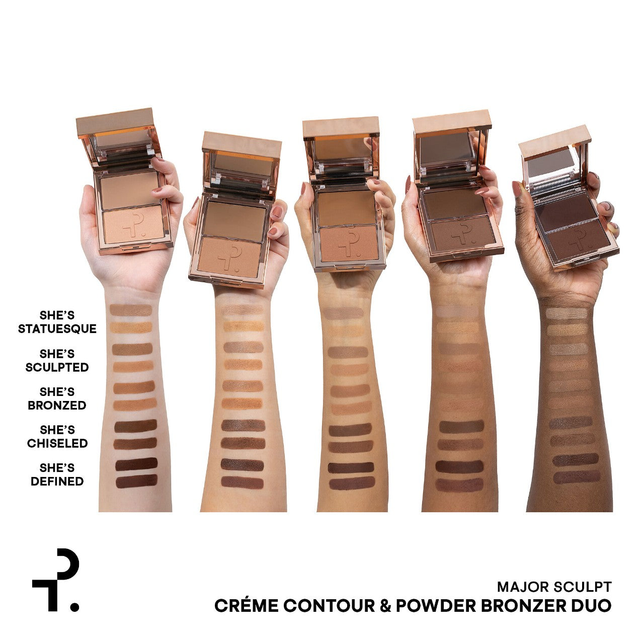 Major Sculpt Creme Contour & Powder Bronzer Duo - She's Bronzed