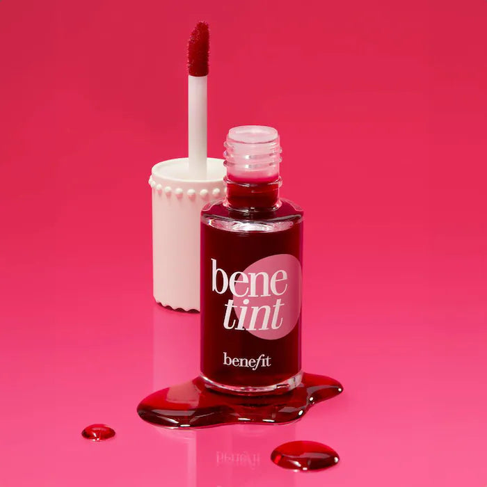 Benetint Lip & Cheek Stain Sheer Buildable Liquid Blush Tint