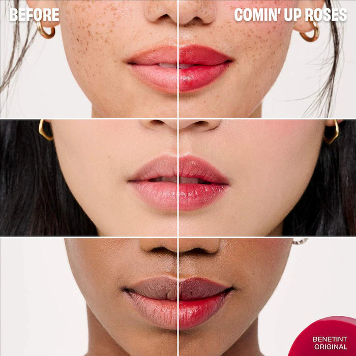 Benetint Lip & Cheek Stain Sheer Buildable Liquid Blush Tint