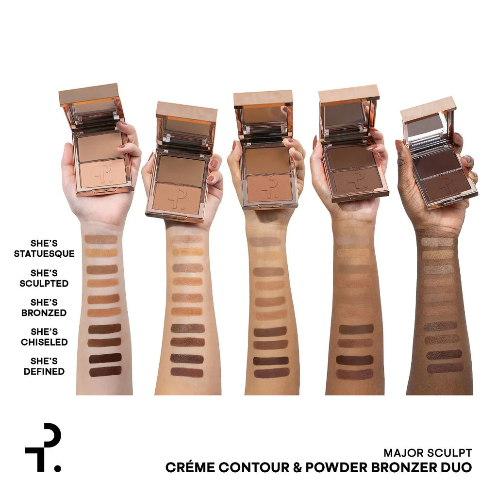 Major Sculpt Creme Contour & Powder Bronzer Duo - She's Bronzed