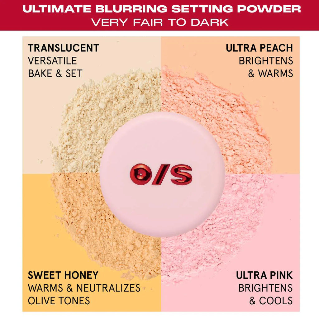 Mini Ultimate Blurring Setting Powder- Ultra Pink