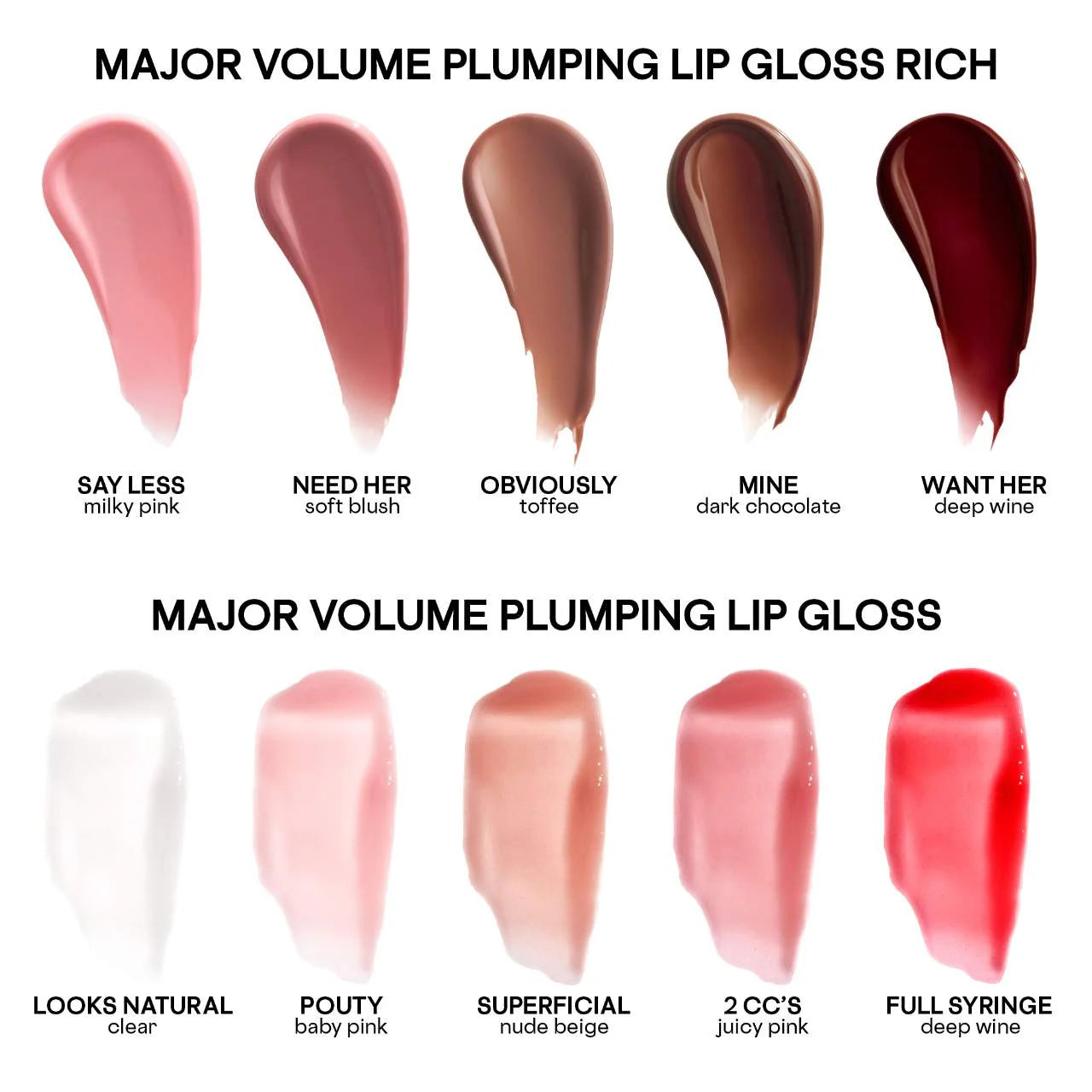 Major Volume Plumping Lip Gloss - Obviously