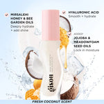 Honey Infused Lip Oil - Coconut Frost