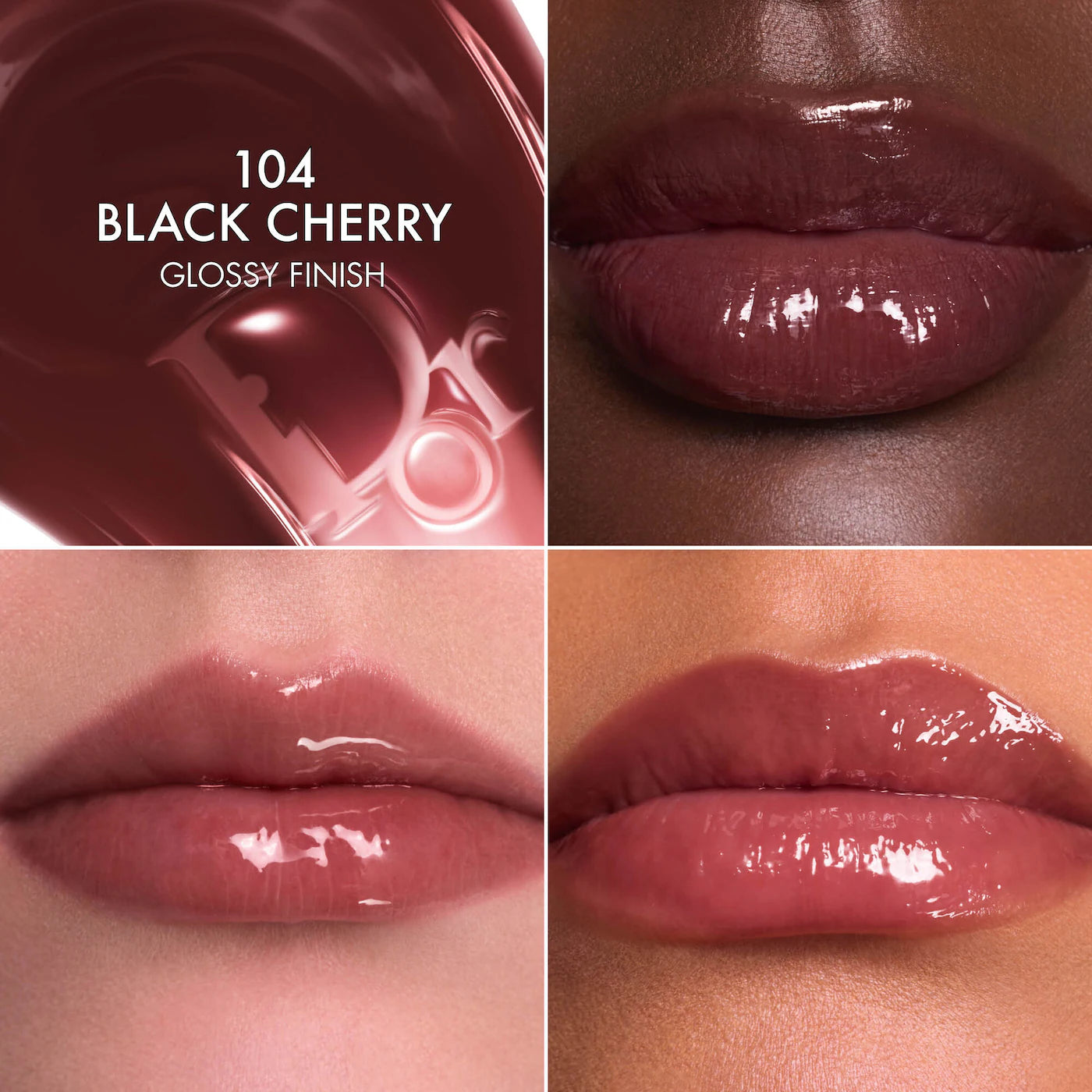 Lip Glow Butter Hydrating Gloss Balm - 104 Black Cherry