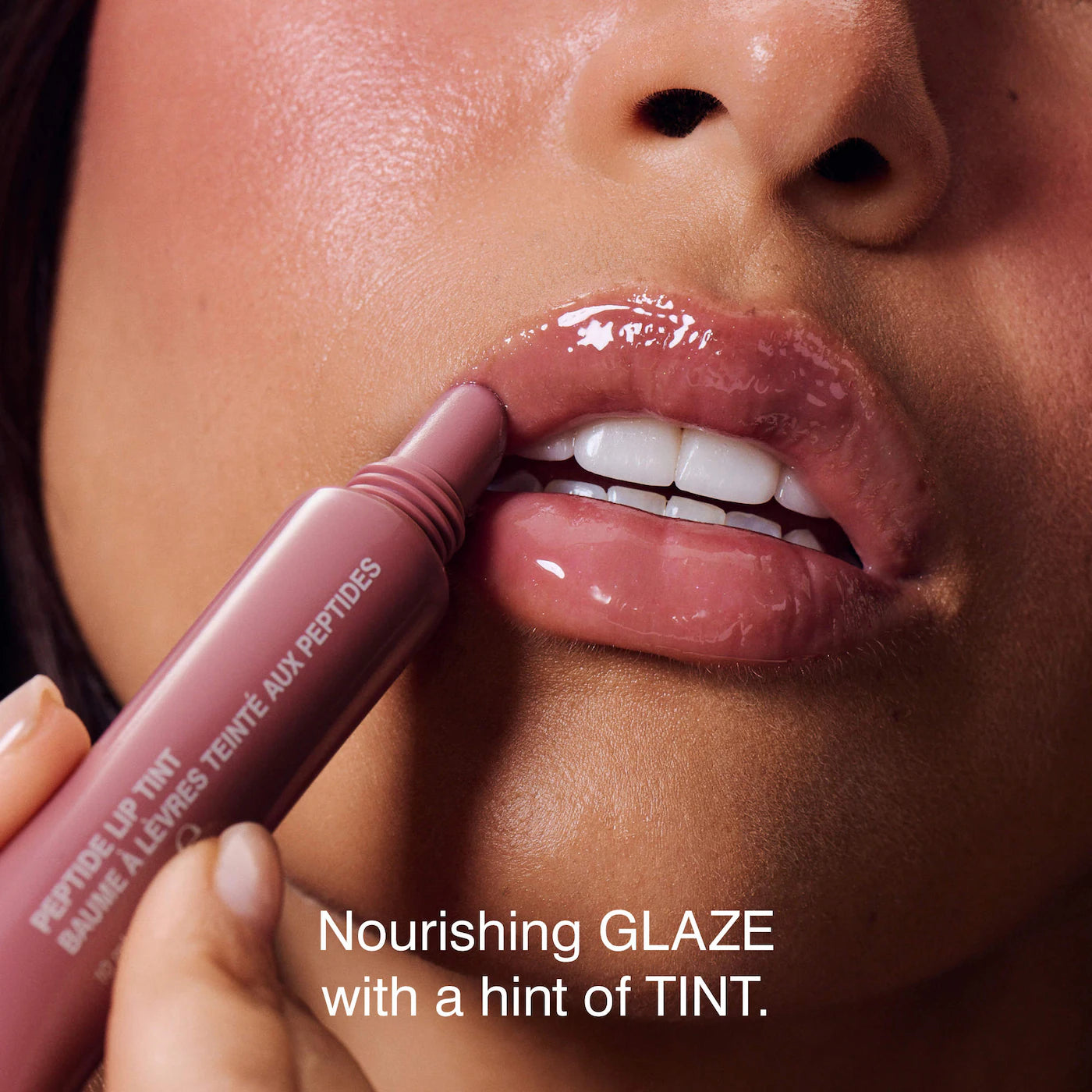 Peptide Lip Tint Nourishing Glaze - Salty Tan