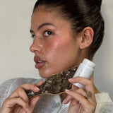 Mini Boar Bristle Smoothing Hair Brush in Toasted Sugar