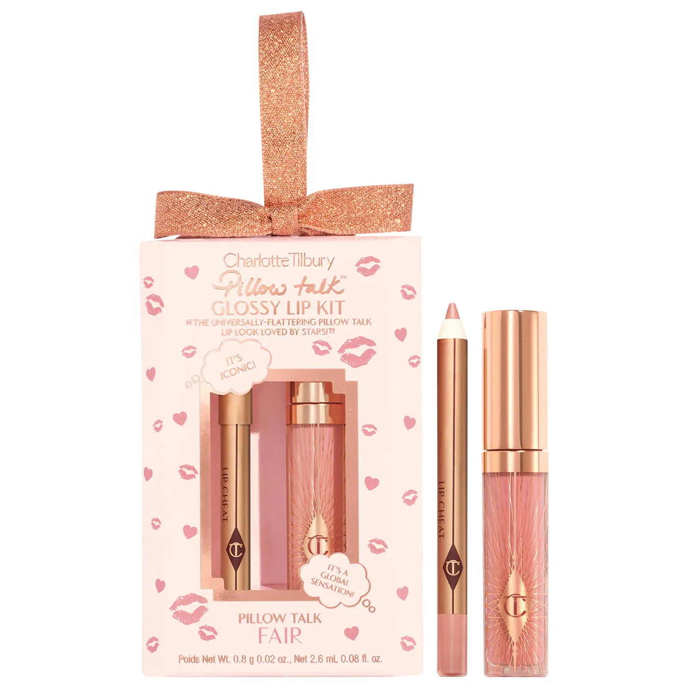 Mini Pillow Talk Glossy Lip Duos - Fair