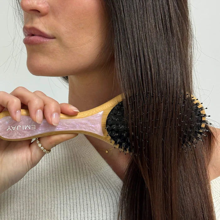 Flat Hair Brush in Pink Sugar