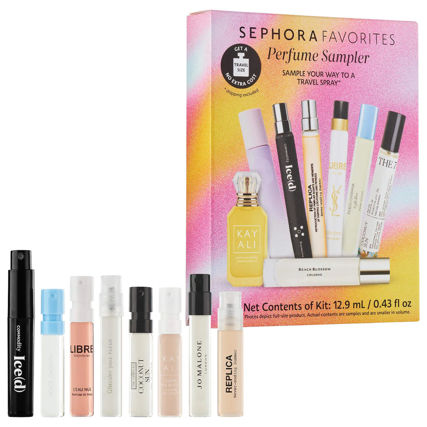 Summer Scents Travel Spray Perfume Sampler Set w/ Redeemable Voucher