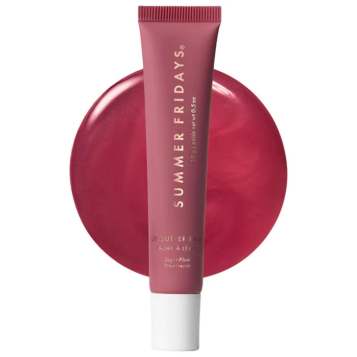 Lip Butter Balm Treatment for Hydration + Nourishing Shine - Sugar Plum