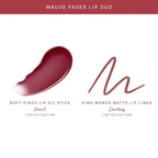 PRE-ORDEN Mauve Faves Lip Duo Makeup Gift Set