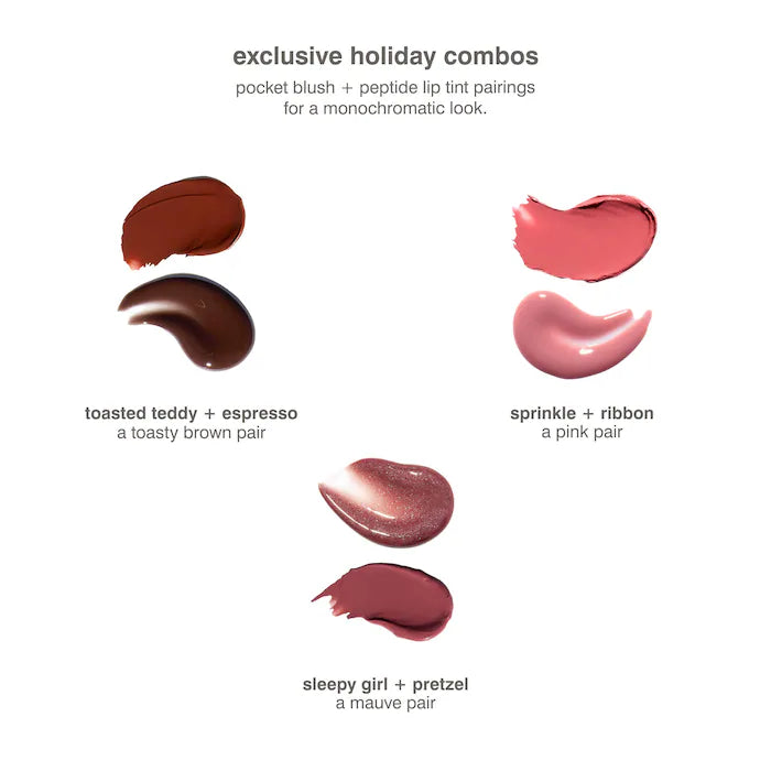 PRE-ORDEN Pocket Pair Limited Edition Lip + Cheek Set - Sleepy Girl + Pretzel / A mauve pair