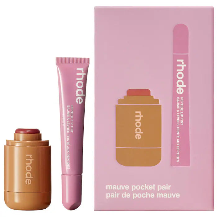 PRE-ORDEN Pocket Pair Limited Edition Lip + Cheek Set - Sleepy Girl + Pretzel / A mauve pair