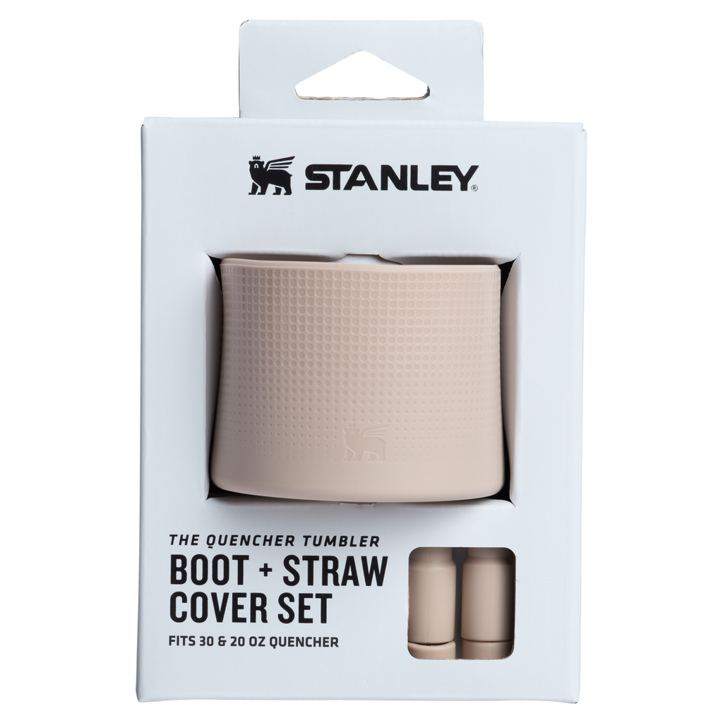 Quencher boot and straw cover set