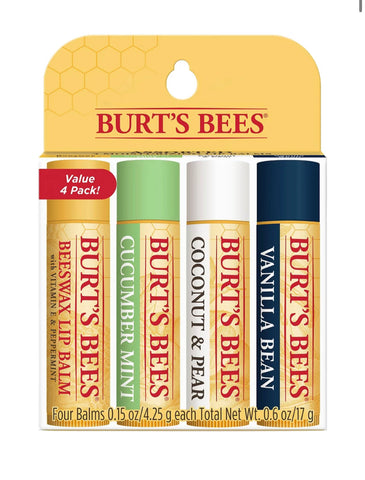 Assorted Lip Balm 4 Pack