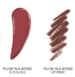 Mini Pillow Talk Lipstick & Liner Set- Pillow Talk Intense